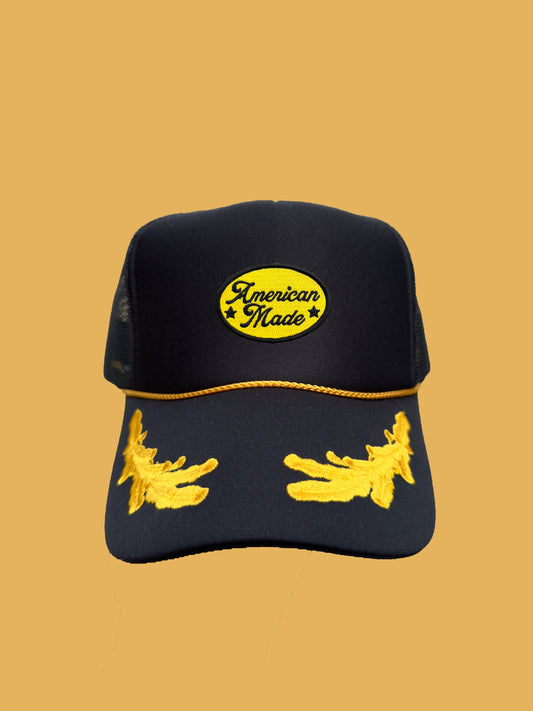 American Made (yellow) Patch Hat