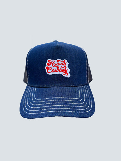 Howdy Cowboy Patch Hat